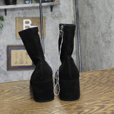 A New Day Womens Dolly Ankle Boots 88098511 Black 7M