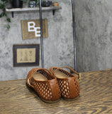 Universal Thread Womens Sylvia Woven Mary Jane Ballet Flats Cognac Brown 8M