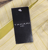 Tahari ASL Womens Woven Stripe Pants Trousers PJM006-TK Ochre Brown Multi 4