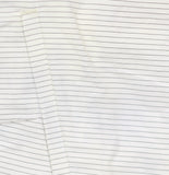 Cooper & Ella Ankle Pull-On Pinstripe Trouser Dress Pants White / Blue 14