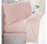 Christian Siriano New York Sateen 3-Piece 300tc Sheet Set Blush Pink Twin XL