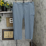 Eddie Bauer Capri Pants Side Zipper Cargo Pocket Ripstop Pants 1767954 Gray 14
