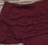 Ultra Flirt Juniors Sleeveless Tank Ribbed Knit Cowl-Neck Top Burgundy Red XL