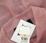 Nina Parker Womens Button Up Trendy Plus Size Organza Oversized Shirt Pink 2X