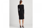 Lauren Ralph Lauren Jersey Surplice Embellished Cocktail Dress 253895556001