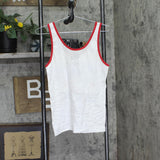 Disney Juniors Mickey Track & Field Graphic Tank Top White M