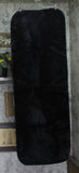 Garland Rug Washable Bathroom Rug Set with Non-Slip Backing Black 2-Piece