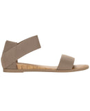 Style & Co Eileen Elasticized Round Toe Flat Sandals Mountain Trail Brown 8.5M