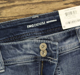 INC International Concepts Tummy Control Boyfriend Jeans Zenith Wash Blue 14W