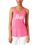 Bass Womens Sleeveless Tank Scoop Neck Top 480321173 Pink M