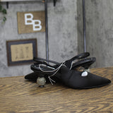 A New Day Simone Rhinestone Ball Heels 94660893 Black 6.5M