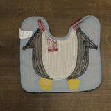 Avanti Home Holiday Penguin Christmas Bath Mat Rug Set Blue Multi 2-Piece