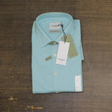 Goodfellow & Co Mens Performance Long Sleeve Button-Down Dress Shirt Aqua Blue L