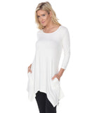 White Mark Women's Makayla Tunic 1302-07-S White S