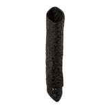 A New Day Womens Abba Sequin Foldover Tall Boots 91636693 Black 9.5M