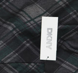 DKNY Embellished Plaid-Print Long-Sleeve Jacket Dress Pine Green / Multi 14