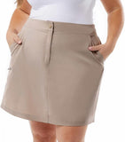 32 Degrees Cool Womens Lightweight Tech Skort 1745837 Beige Brown S