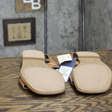 Universal Thread Women's Becca Studded Ankle Strap Sandals Tan Brown 8.5W