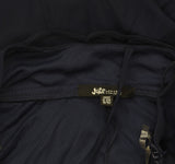 Jump Juniors Chiffon Shirred Short Dress with Deep V Neck 48452 Navy Blue 9