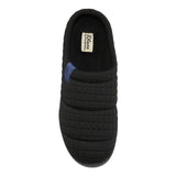 Dluxe By Dearfoams Jersey Sport Lounge Clog Slippers Night Black XL (13-14)