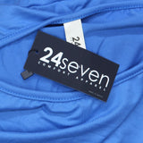 24seven Comfort Apparel Plus Size Short Sleeve Midi Dress with Pockets P0206180