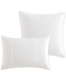 Hallmart Collectibles Goranna 9-Piece Comforter Set 89992 White Queen