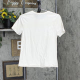 Womens Winter Warm Wishes Glitter Graphic T-Shirt Tee Off White See Measurements