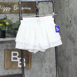 Joylab Double-Layer Woven Mid-Rise Shorts 2.5 in 92618165 White XS