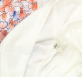 Tommy Hilfiger Sleeve Surplice Midi Dress Ivory Off White / Grenadine Red 12