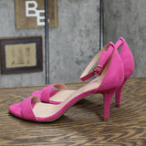 Bandolino Madia Women's Open Toe Dress Sandals Shoes BNMADIA2 Medium Pink 8.5M