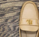 Lauren Ralph Lauren Womens Barnsbury Flat Driving Loafers Brown 10M