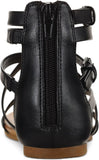 Style & Co. Womens Chelseaa Thong Ankle Strap Wedge Sandals Black Smooth 7M