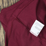 Jenni Womens Crewneck Pajama Sleep Shirt Top 100164261MS Red Wine L