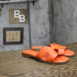 A New Day Womens Nina H-Band Slide Sandals 92244961 Orange 6.5M