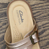 Clarks Brynn Madi Sandals Amputee Replacement Left Shoe Only Brown Shimmer 6.5M