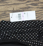 DKNY Petite Sleeveless Studded Cowl-Back Side Zip Dress Black / Silver 6P