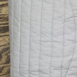 Hudson & Main Tailored Tonal Audrey Bedspread Gray Twin
