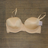 Auden Women's Push Up Strapless Bra 552441 Beige Brown 36D
