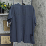 Cherokee Womens Workwear Uniforms Scrub Shirt Top 1671089db7ba53 Gray 3XL