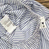 State Of Day Womens Printed Poplin Pajama Pants 100180262MS Blue Stripe L