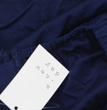 A New Day Womens Open Back Maxi Dress Woven 94439780 Navy Blue L