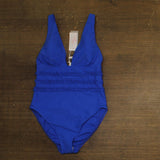 Mimi Flamingo Soleil Solids Sonny One Piece Swimsuit 900050231 Cobalt Blue 10