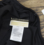 Michael Michael Kors Grommet Tankini Swim Top MM30322 Black XS