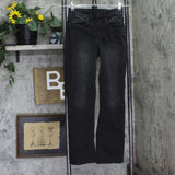 NYDJ Womens Marilyn Straight Leg Jeans Black Wash 00P