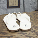 Shade & Shore Womens Cali Flip Flop Sandals 89255319 Cream Off White 7M