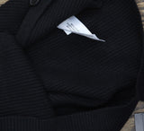 Art Class Girls Ribbed Cardigan Sweater 91367686 Black M