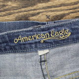 American Eagle Womens Denim Mini Stretch Skirt 167107a0f465b2 Blue 6