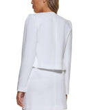 Calvin Klein Womens Petite Open-Front Cropped Blazer Jacket OT3JR519