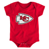 Outerstuff Infant NFL Kansas City Chiefs Team Logo Bodysuit Red 0-3 Months