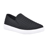 White Mountain Courage Womens Sneaker Flat Black Fabric 9.5M
